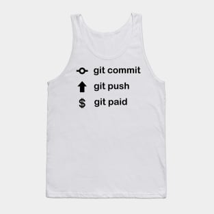 Programmers jokese git Tank Top